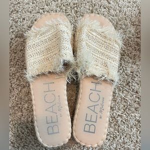 Beach by Matisse Platform Sandals; size 8; color: seashell